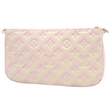 Louis Vuitton Monogram Implant Multi Pochette Accessoire Shoulder Bag Pink