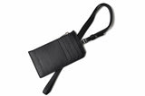 Saint Laurent- Paris Coin Case Card Case Neck Strap Leather Black