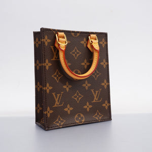 Louis Vuitton Monogram Petite Sac Plat Handbag
