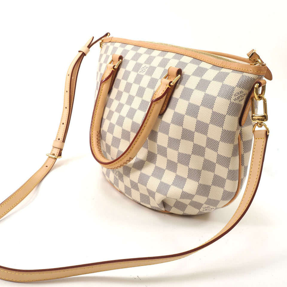 Louis Vuitton Riviera PM Damier Azur Tote Bag Shoulder Bag
