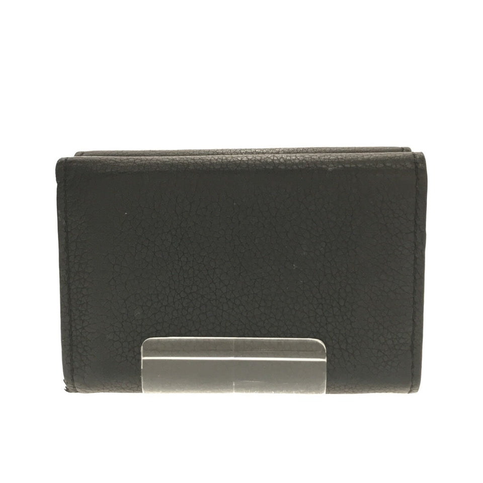 Louis Vuitton Portefeuille Lock Mini 3-fold Wallet Noir Calf Leather
