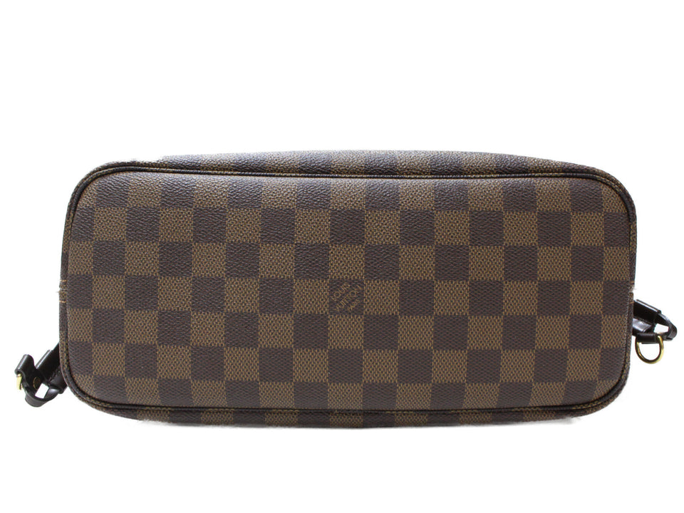 Louis Vuitton Neverfull PM Tote Bag Damier Ebene Brown