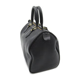 Louis Vuitton Speedy 25 Handbag Leather Epi Black
