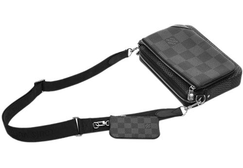 Louis Vuitton Damier Graphite 3D Messenger Shoulder Crossbody Bag