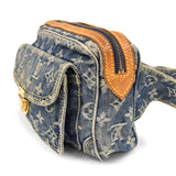 Louis Vuitton Bum Bag Body Bag Monogram Denim Blue
