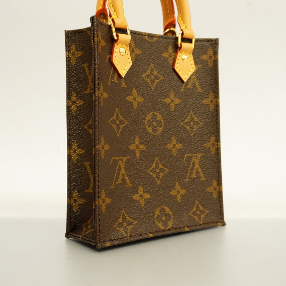 Louis Vuitton Monogram Petite Sac Plat Handbag