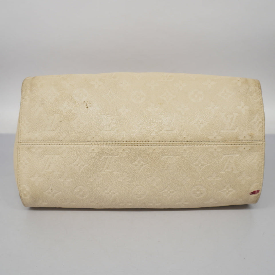 Louis Vuitton Lumineuse PM Empreinte Monogram Emplant Creme