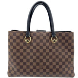 Louis Vuitton Damier Ebene Riverside Shoulder Bag Brown