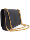 Saint Laurent- Classic Kate Monogram Satchel Shoulder Bag Black