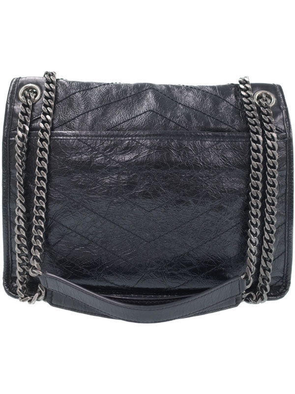 Saint Laurent- Niki Medium Chain Shoulder Bag Black