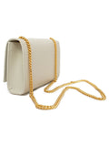 Saint Laurent- Logo Kate Chain Shoulder Bag White