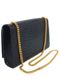 Saint Laurent- Classic Kate Satchel Chain Shoulder Bag Black