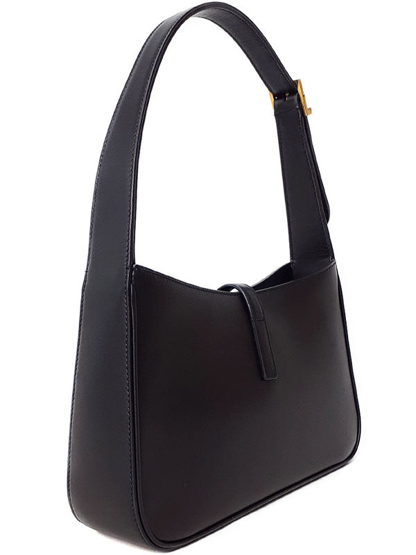Saint Laurent- Paris Hobo Bag Semi-Shoulder Bag Black