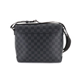 Louis Vuitton Damier Graphite District PM NV2 Shoulder Bag Black