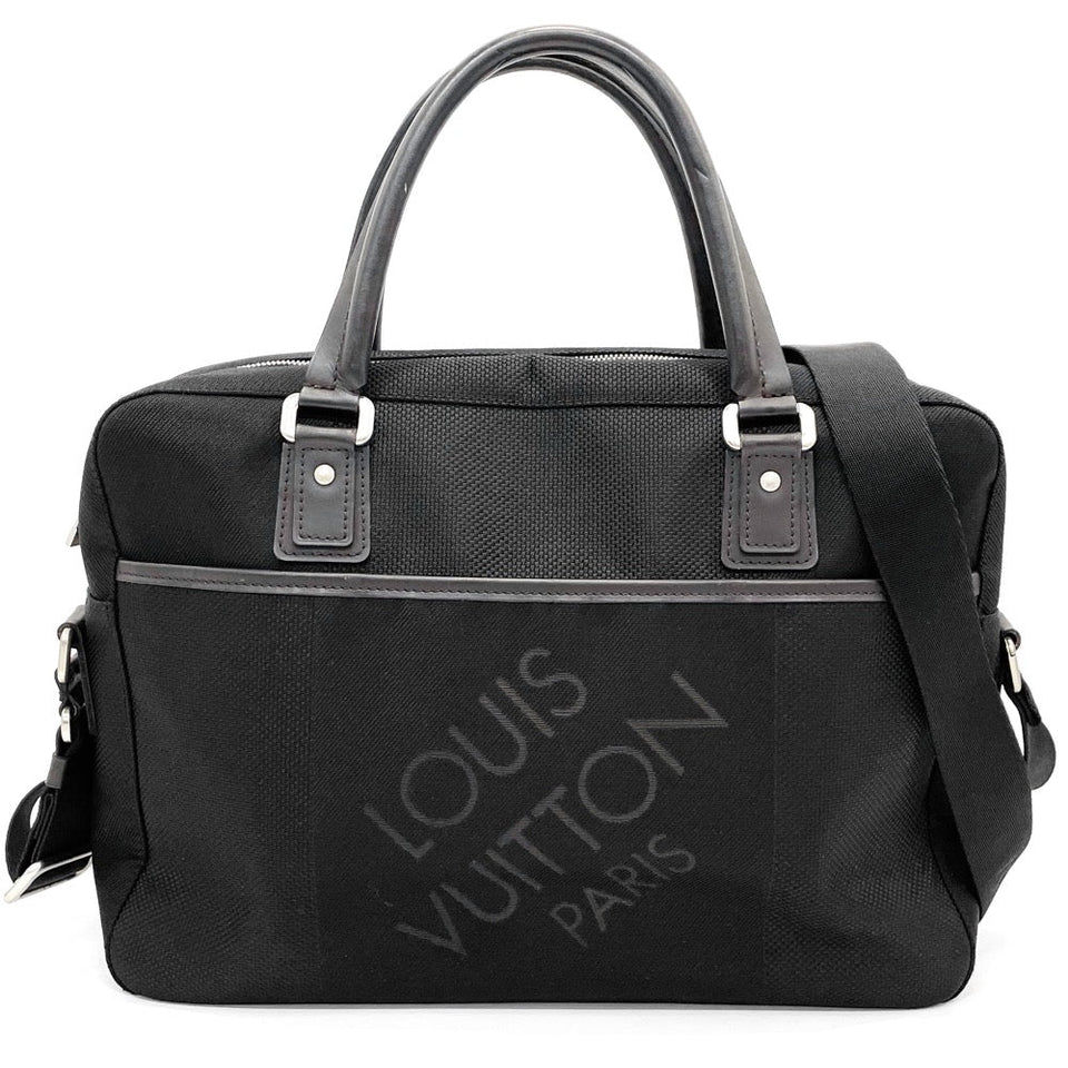 Louis Vuitton Damier jean Porte Document Yak Shoulder Bag