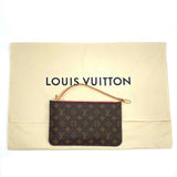 Louis Vuitton Tote Bag Monogram Neverfull MM Brown Pouch