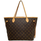 Louis Vuitton Tote Bag Monogram Neverfull MM Brown Pouch