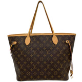 Louis Vuitton Tote Bag Monogram Neverfull MM Brown Pouch