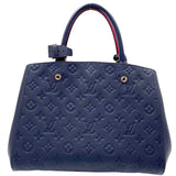 Louis Vuitton Emplant Montaigne MM Shoulder Bag Marine Rouge Navy