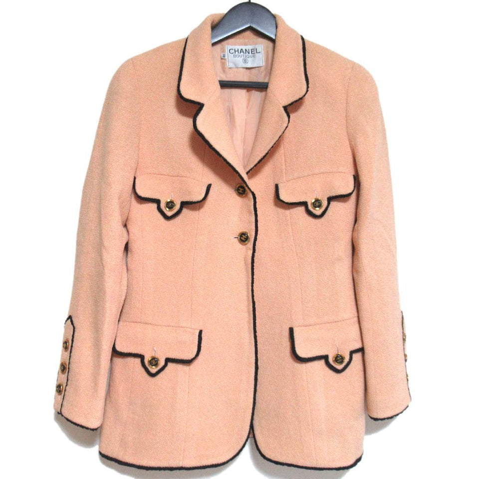 Chanel Coco Mark Single Tweed Jacket