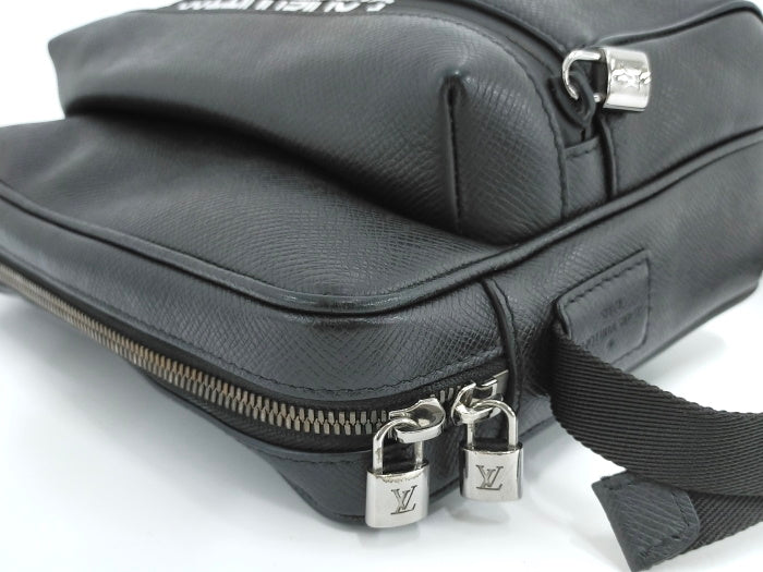 Louis Vuitton Taiga Ardoise Messenger PM Shoulder Bag