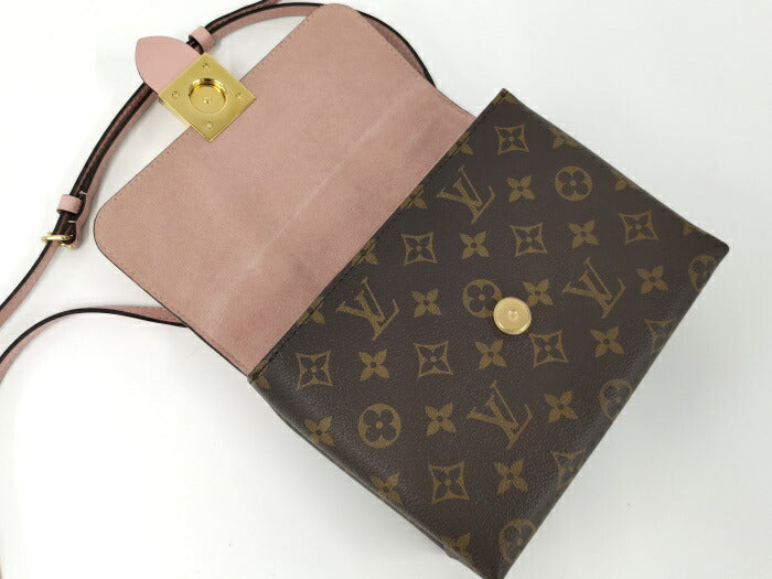 Louis Vuitton Locky BB Monogram Rose Poodle Shoulder Bag Pink