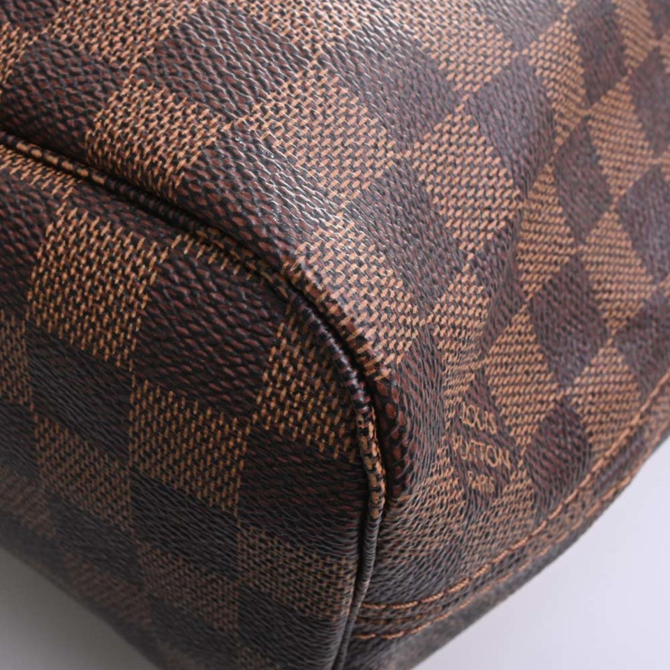 Louis Vuitton Damier Neverfull PM Tote Bag Brown Women's