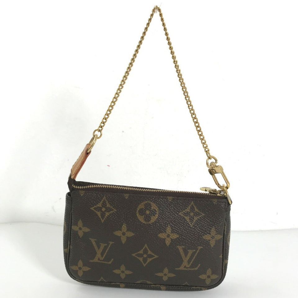 Louis Vuitton Pochette Accessory T&B Monogram Canvas Brown Women's Clutch