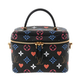 Louis Vuitton Monogram Game On Vanity PM Noir Women's Canvas Bag