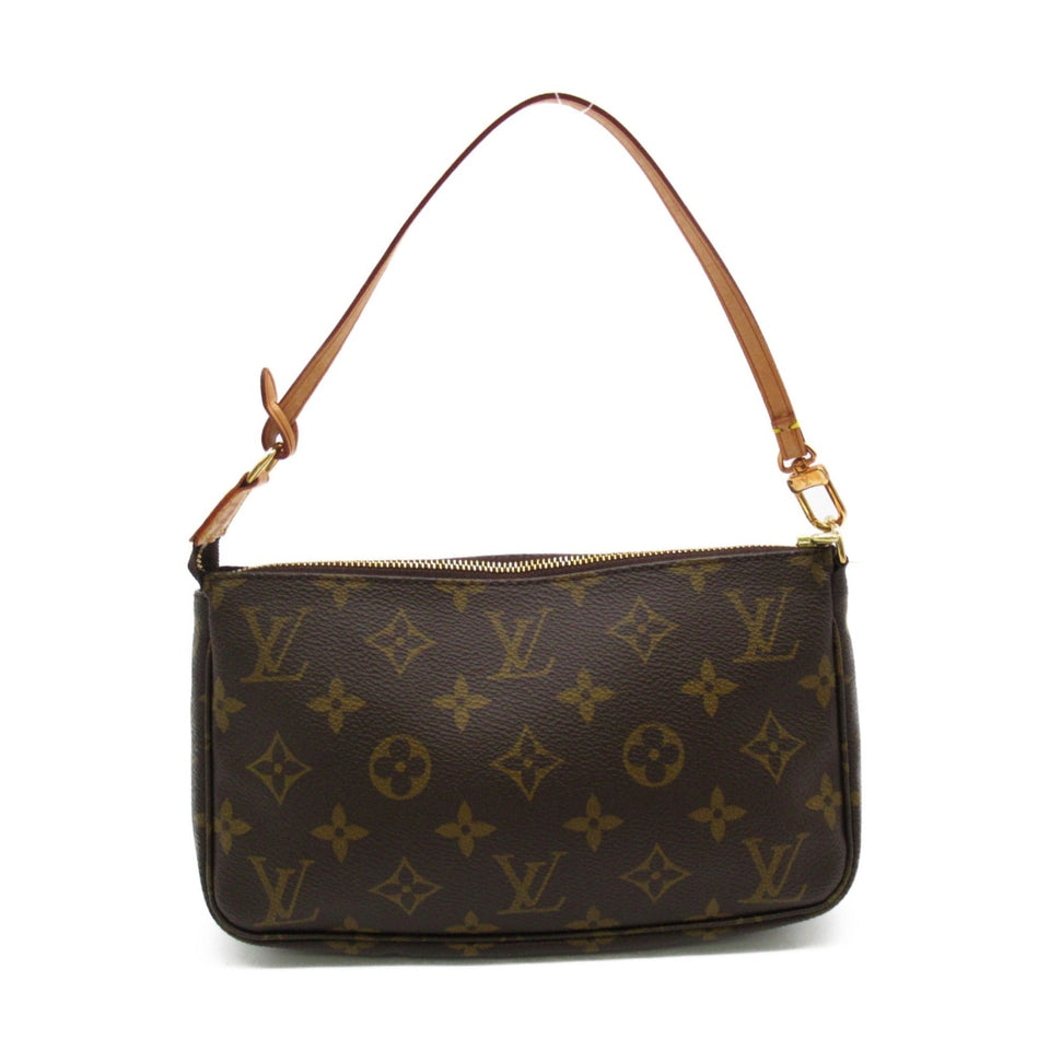 Louis Vuitton Pochette Accessoires Accessory Pouch Brown Monogram PVC coated canvas Clutch