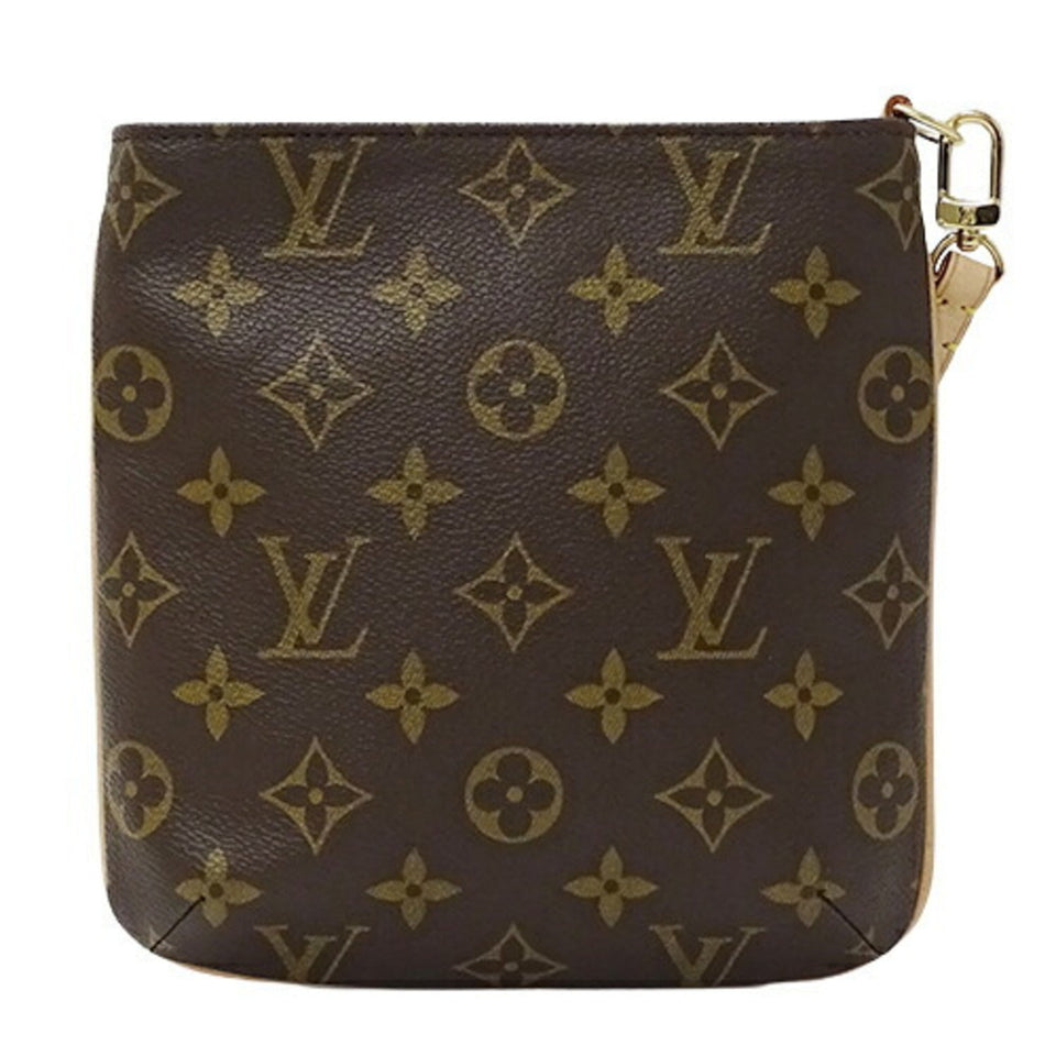 Louis Vuitton Pouch Monogram Ladies Second Bag Partition Brown