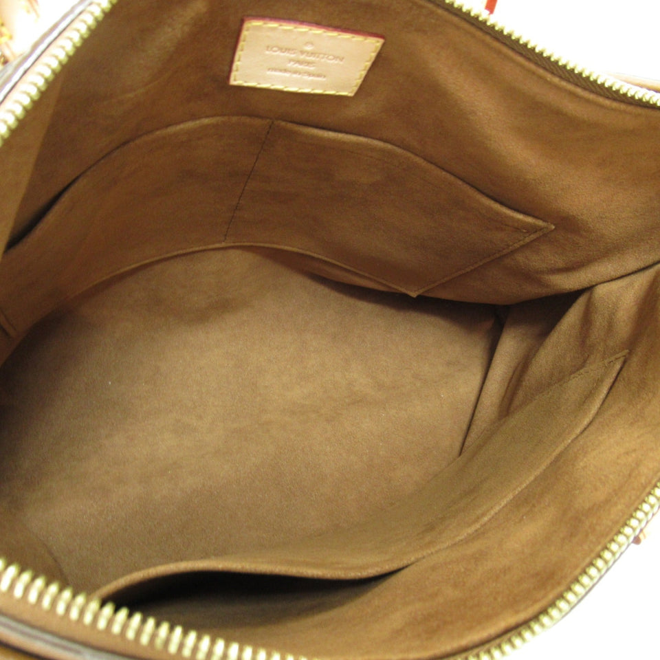 Louis Vuitton Pallas Tote Bag Brown Havane Monogram PVC coated canvas