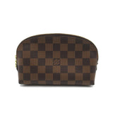 Louis Vuitton Pochette Cosmetic PM Brown Damier PVC coated canvas Clutch