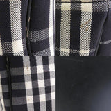 Burberry Black Canvas Leather Handbag ( )