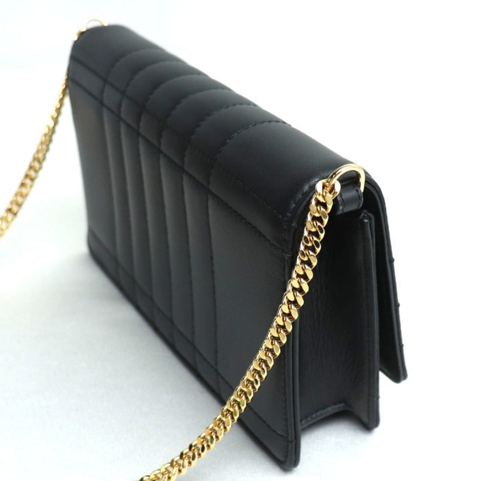 Burberry Black Leather Shoulder Bag ( )