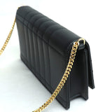 Burberry Black Leather Shoulder Bag ( )