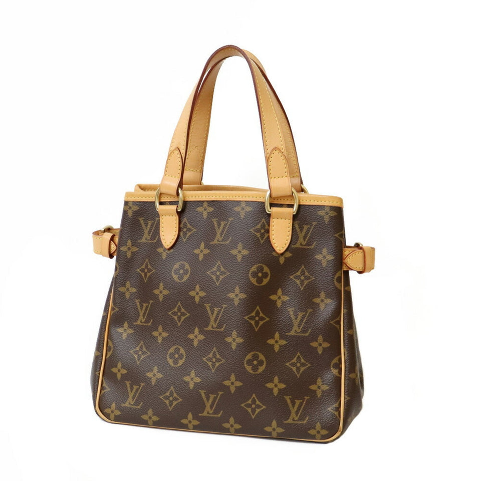 Louis Vuitton Handbag Monogram Batignolles Brown Women's Canvas