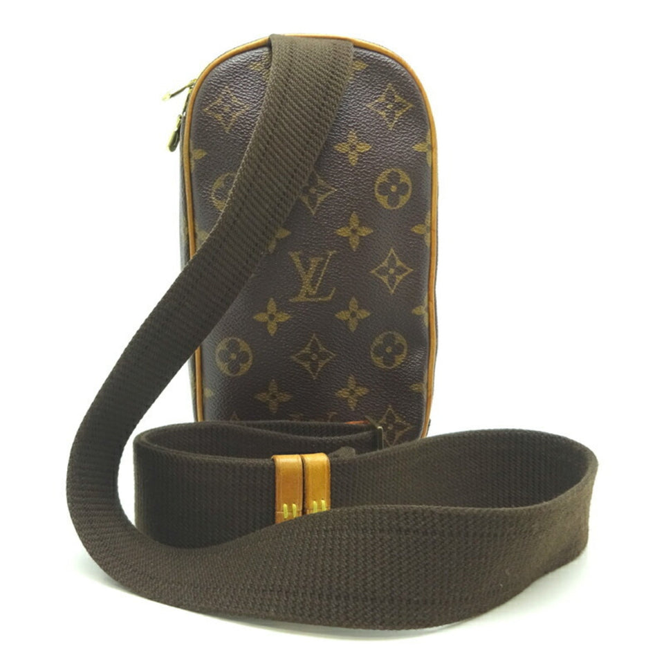 Louis Vuitton Pochette Ganju Women's/Men's Shoulder Bag [] Monogram Brown