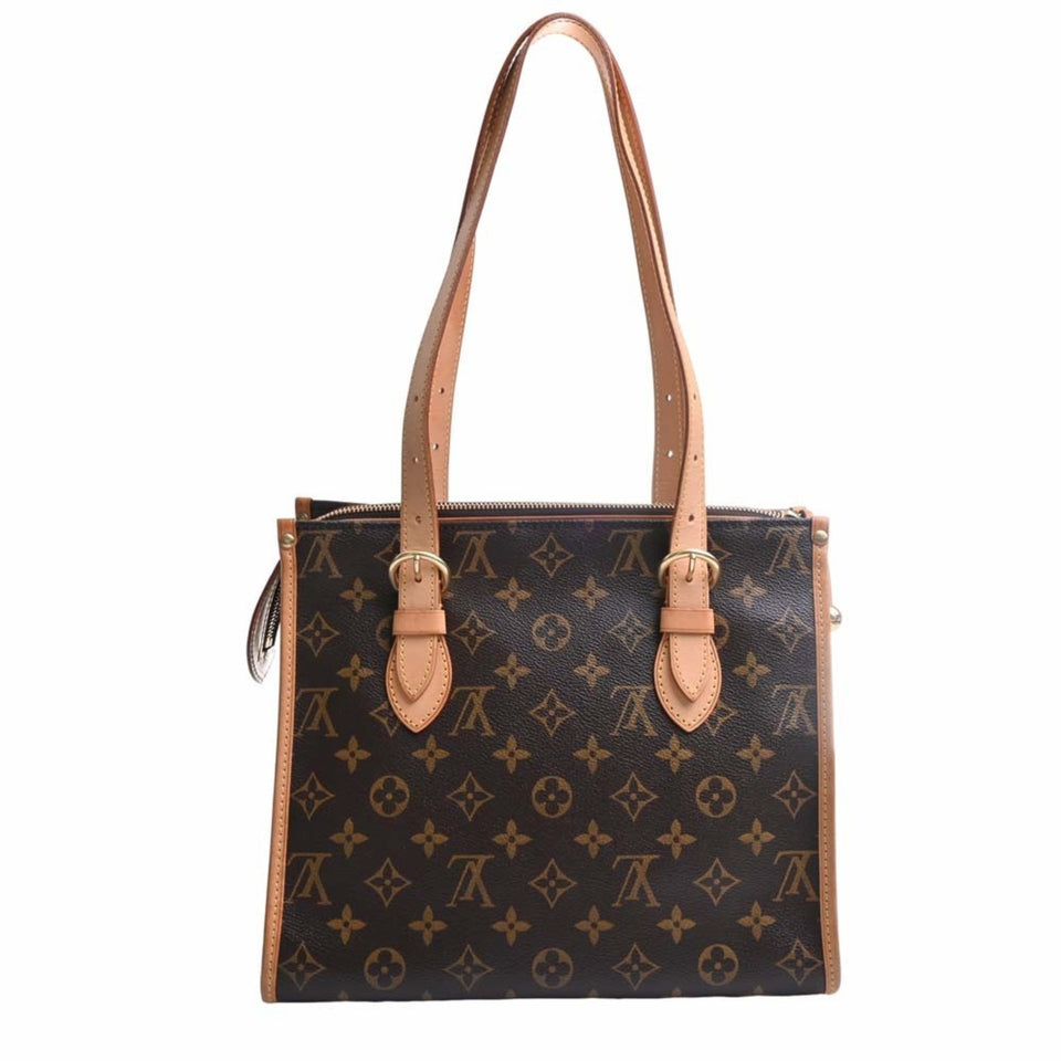 Louis Vuitton Monogram Popincourt Haut Tote Bag Brown Women's