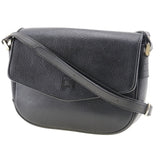 Burberry Black Leather Shoulder Bag ( )