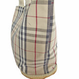 Burberry Beige Multi-Color Canvas Rubber Handbag Tote Bag ( )