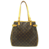 Louis Vuitton Batignolles Vertical Women's Shoulder Bag Monogram Brown