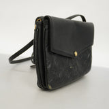 Louis VuittonAuth Monogram Empreinte Twice Women's Shoulder Bag Noir