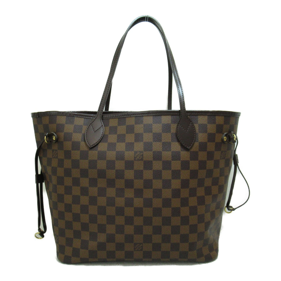 Louis Vuitton Neverfull MM Brown Ebene Damier PVC coated canvas Tote