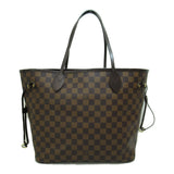 Louis Vuitton Neverfull MM Brown Ebene Damier PVC coated canvas Tote