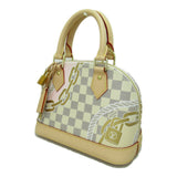 Louis Vuitton Nautical Alma BB Shoulder Bag Beige Damier Azur PVC coated canvas