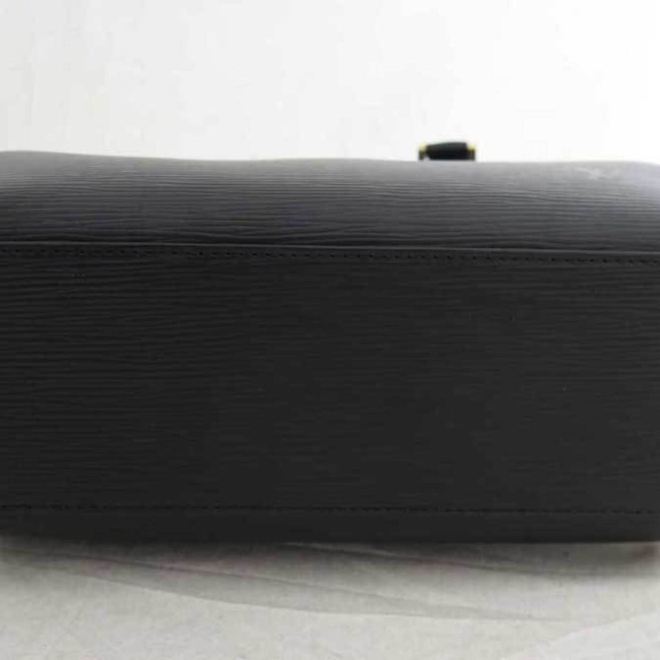 Louis Vuitton Bag Epi Ponneuf Black Leather Handbag Ladies
