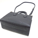 Louis Vuitton Tote Bag Monogram Empreinte On the Go PM Women's Noir Black Shoulder Giant