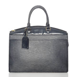 Louis Vuitton Epi Riviera Handbag Noir Leather Ladies Louis Vuitton