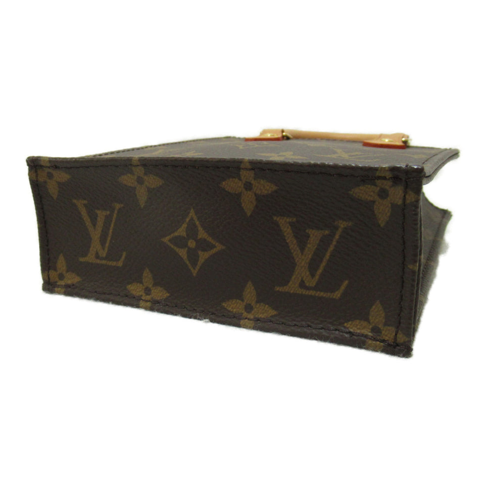 Louis Vuitton Petit Sac Plat Shoulder Bag Brown Monogram PVC coated canvas